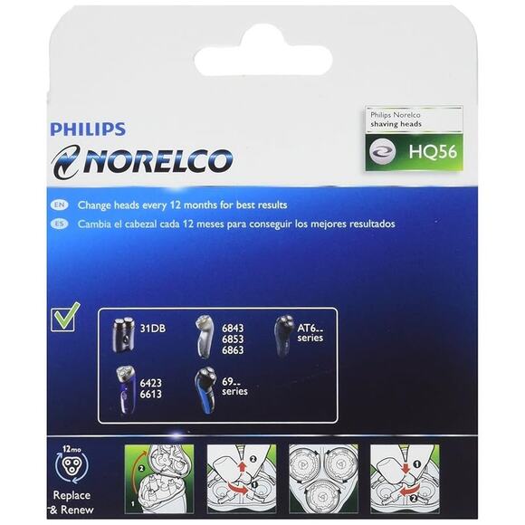 NWT Philips Norelco Replacement Shaver Head HQ56 - Picture 4 of 4